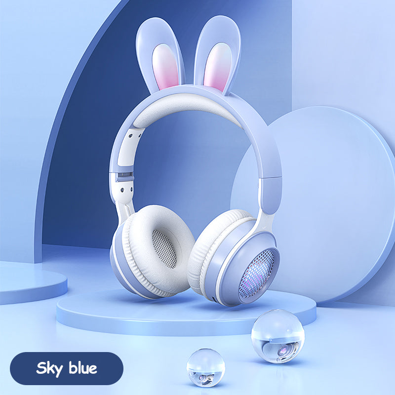 Rabbit Ear Wireless Luminous Extendable Headphones